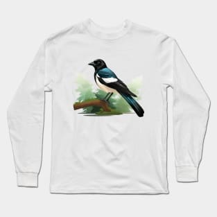 Magpie Long Sleeve T-Shirt
